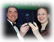 Erika voted East of England Young Businesswoman of the Year for 2007